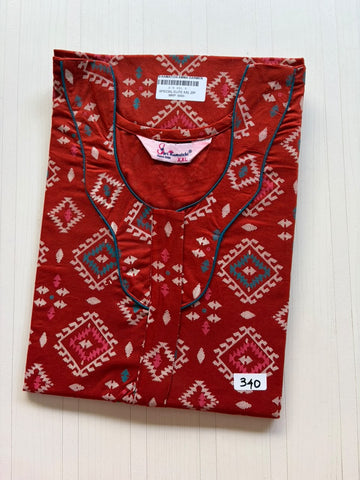 AASKZ 022 Peacock Zip Nighty BP DPS