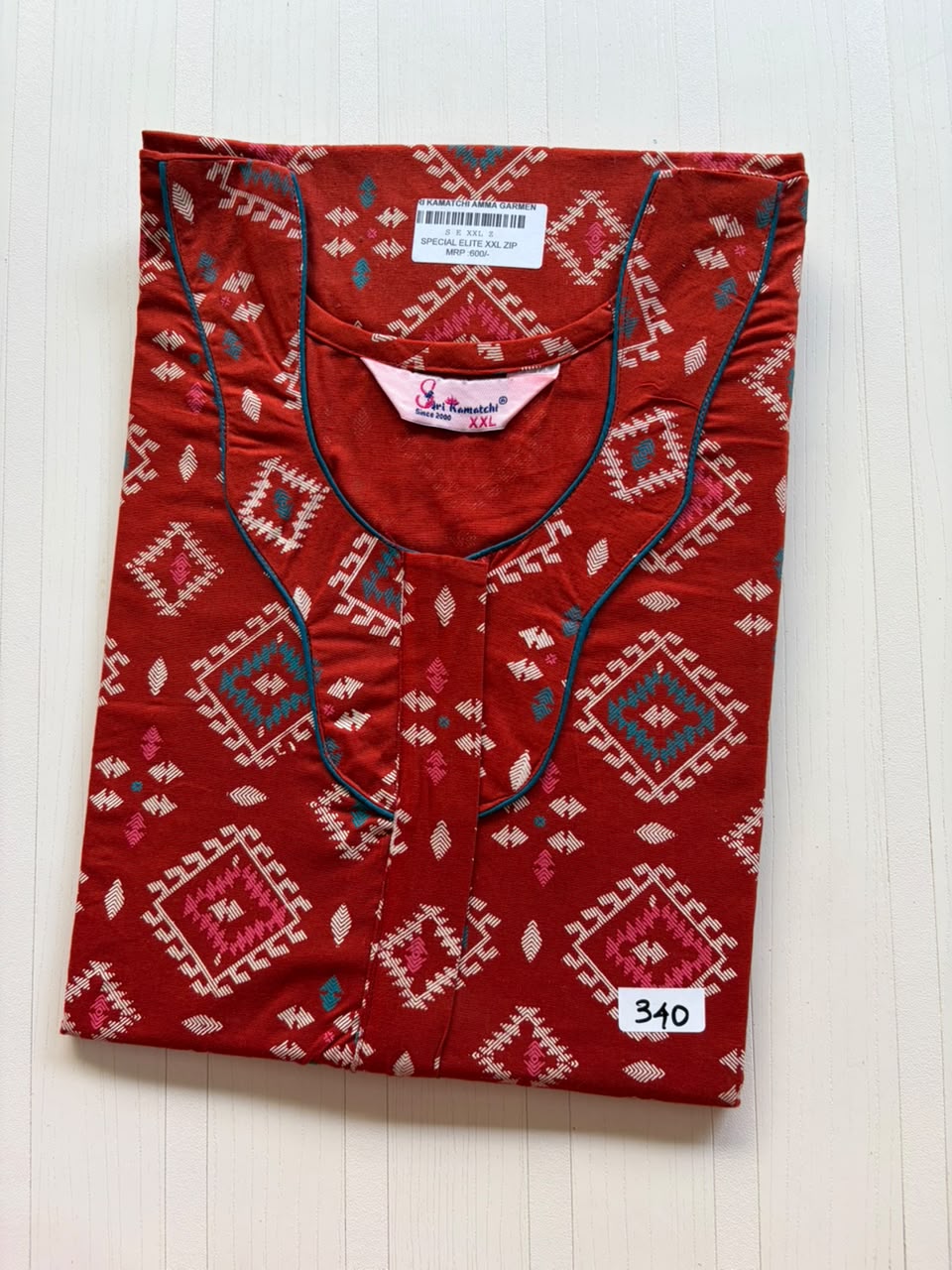 AASKZ 022 Peacock Zip Nighty BP DPS