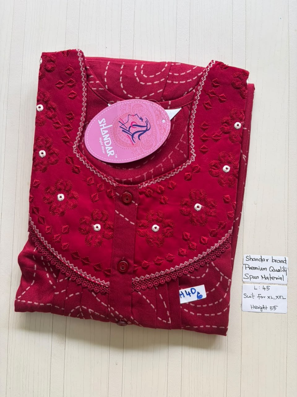 BS351 Shandar Spun nighty