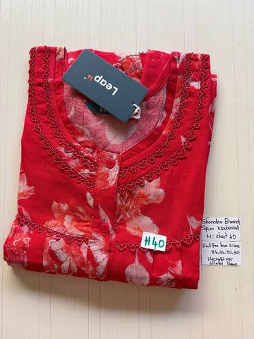 ASS 804 Shandar Spun nighty different sleeve