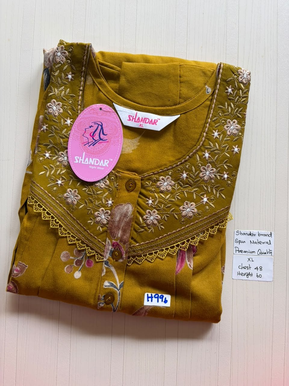 CSS 292 Height Shandar Spun nighty