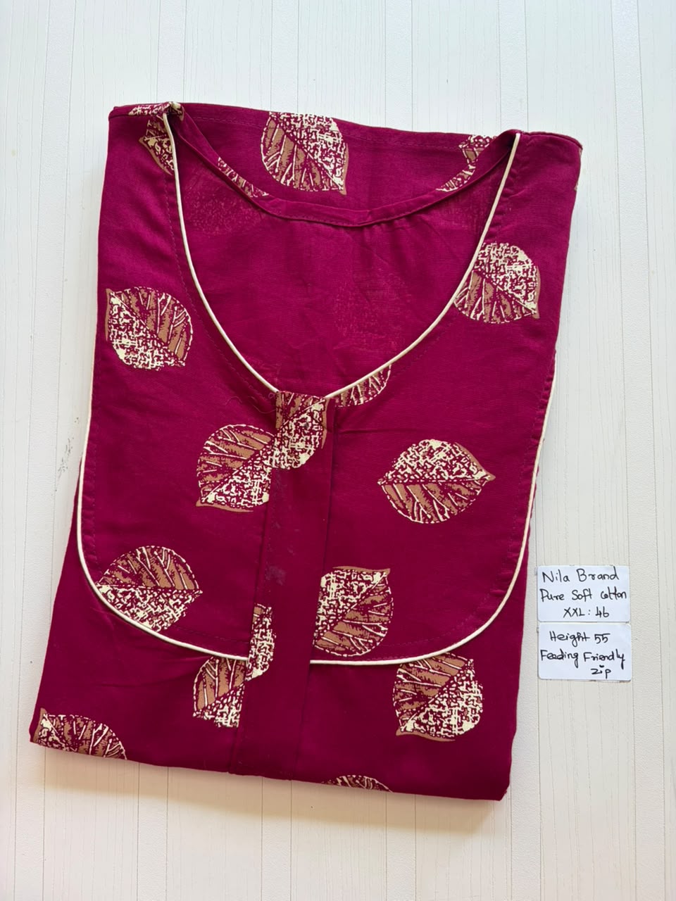 NP 136 Nila Brand Zip Nighty DPS