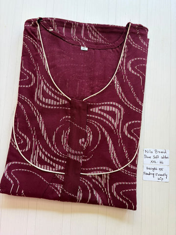NP 092 Nila Brand Zip Nighty DPS