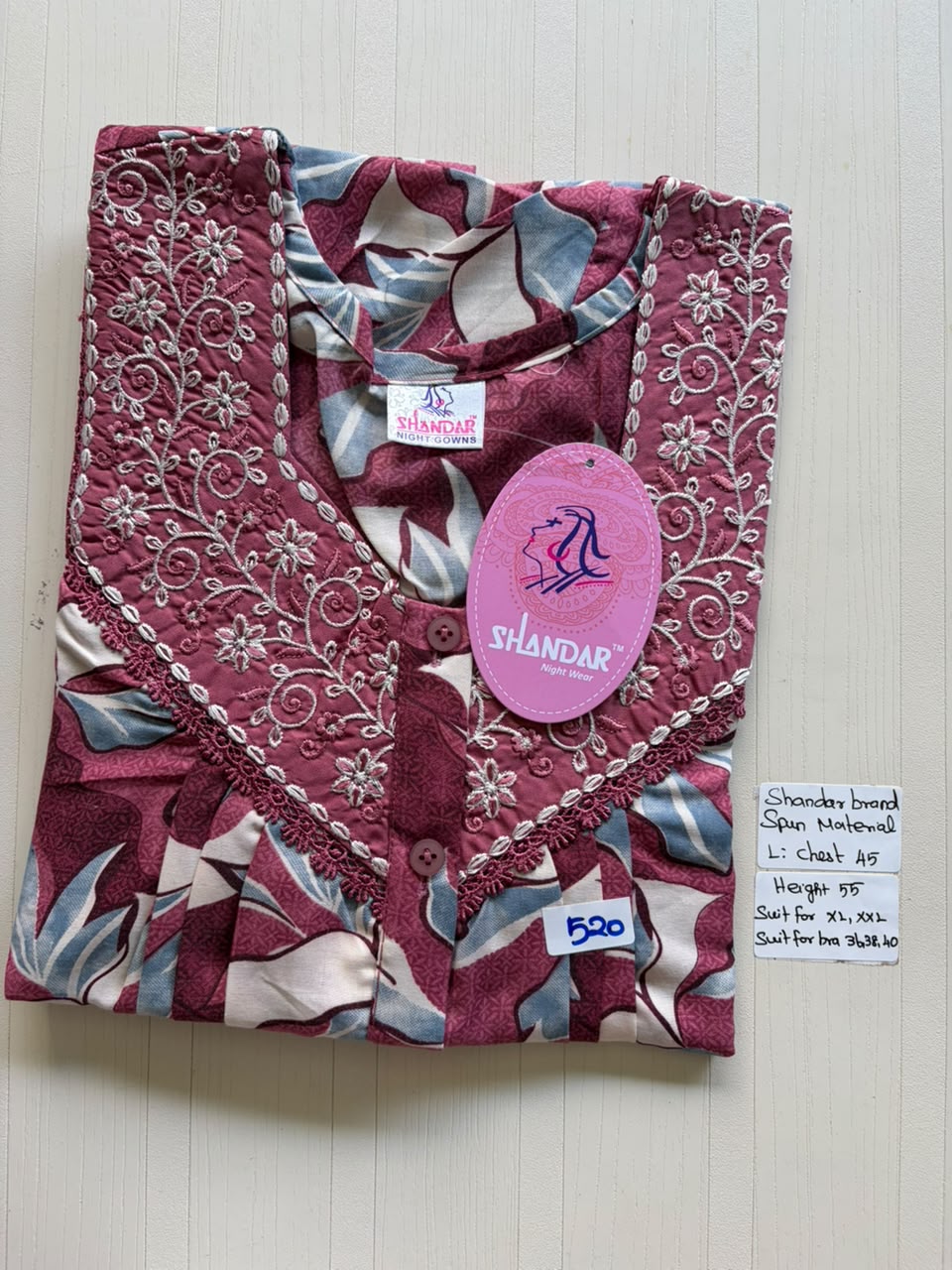 BSS 170 Shandar Spun nighty