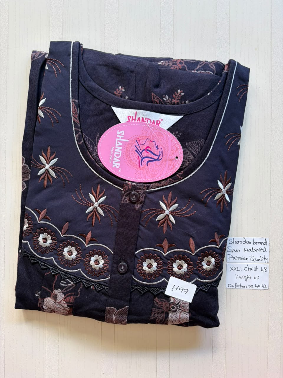 DSS 133 Height Shandar Spun nighty