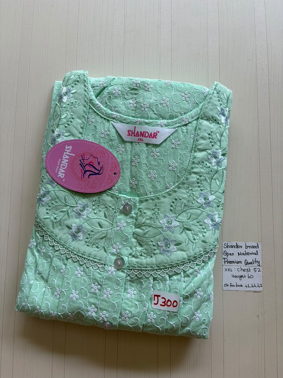 DSS 323 Height Shandar Spun nighty