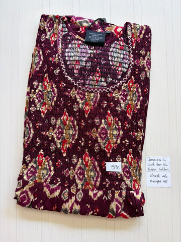 BJS 1534 Jessica Smoking Frock JC Nighty 550