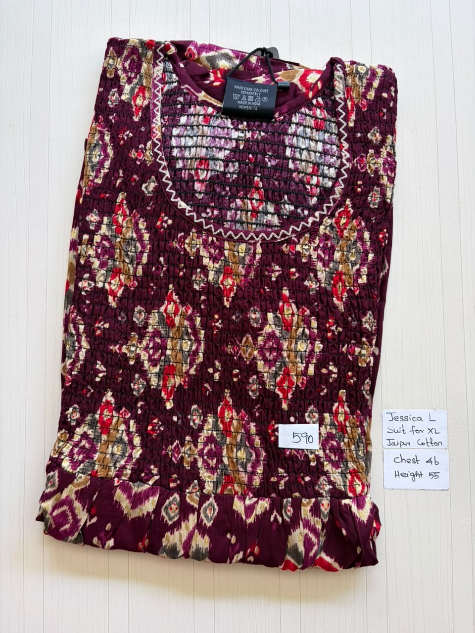 BJS 1534 Jessica Smoking Frock JC Nighty 550