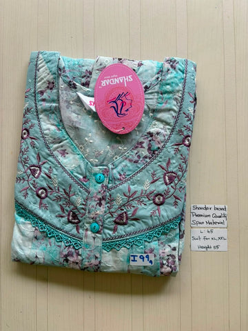 BS451 Shandar Spun nighty