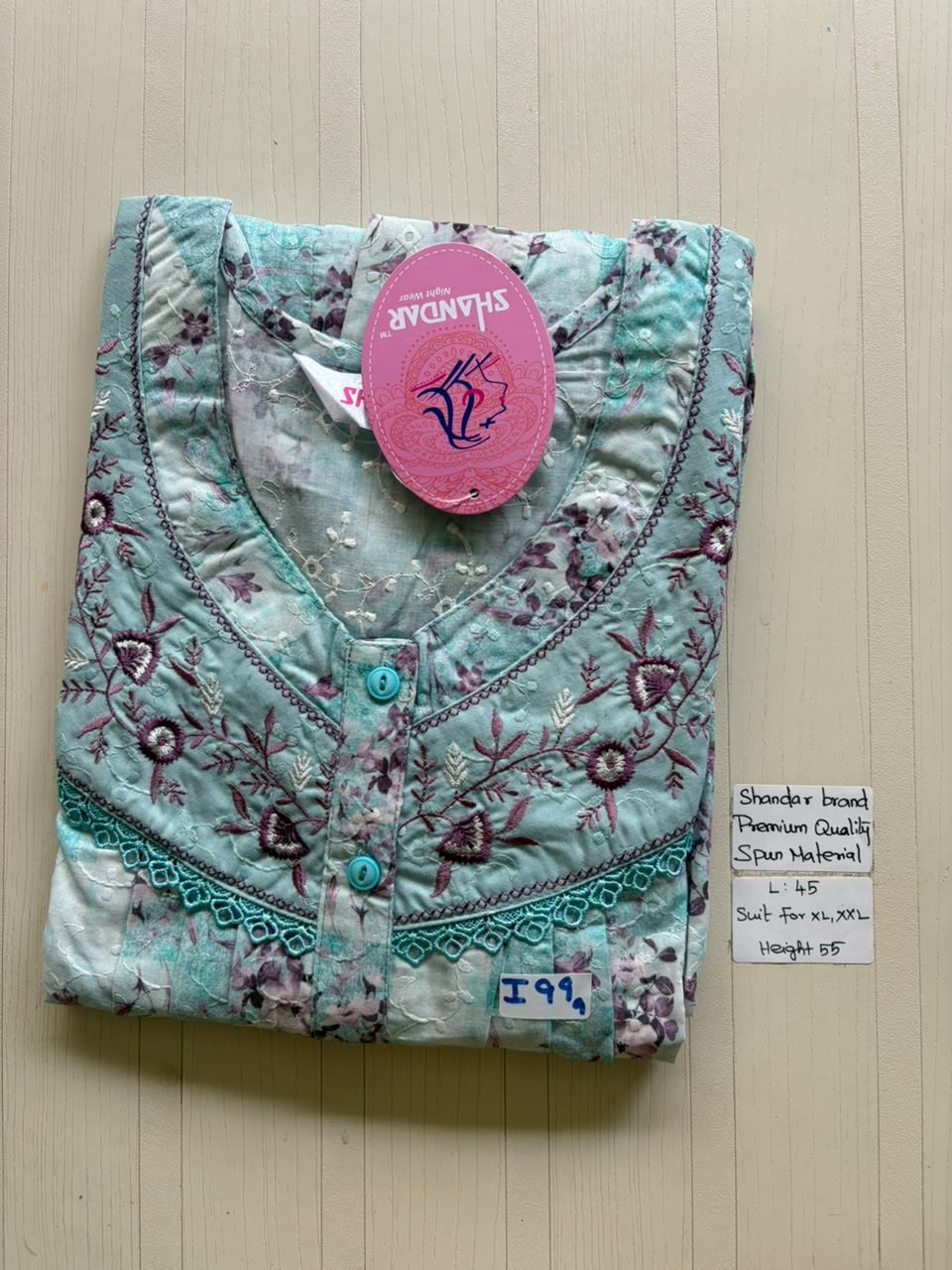 BS451 Shandar Spun nighty