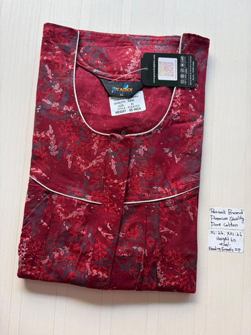 AASHP 338 Height Peacock Zip Nighty BP HP CPS DPS