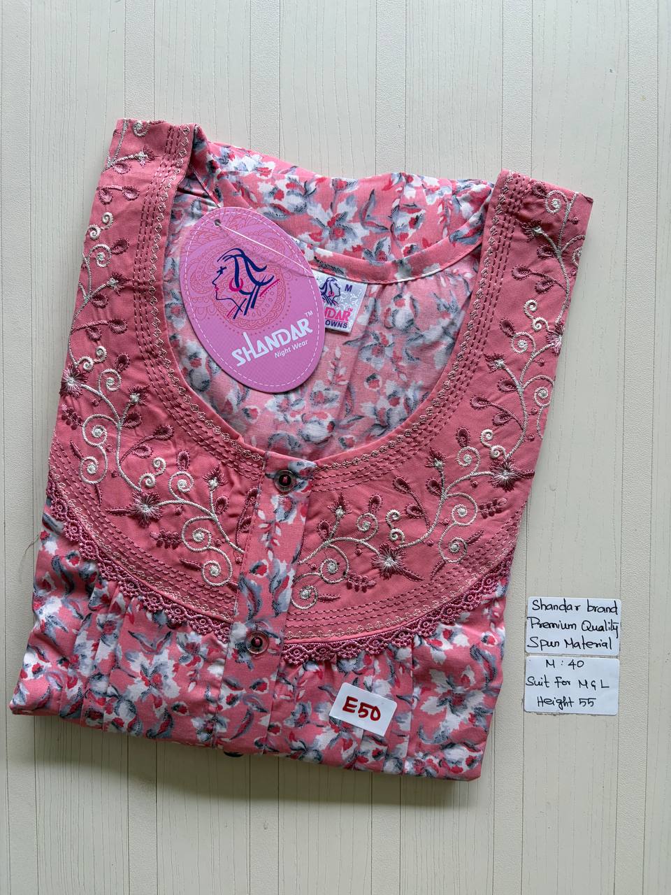 ASS202 Shandar Spun nighty