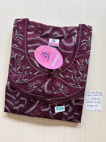 bss 407 Shandar Spun nighty
