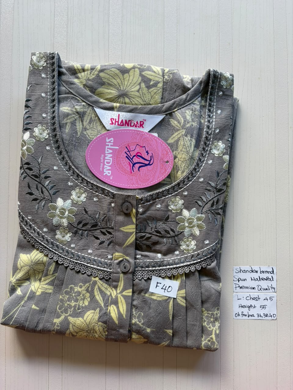 BSS 086 Shandar Spun nighty