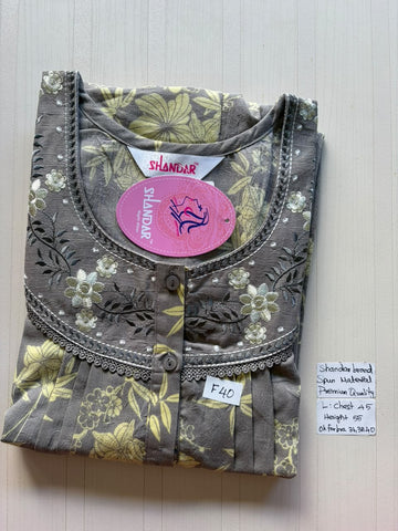 BSS 086 Shandar Spun nighty