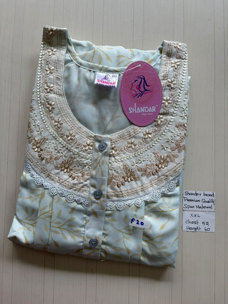 DSS184 Height Shandar Spun Nighty