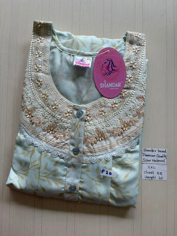 DSS184 Height Shandar Spun Nighty