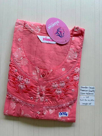 BS251 Shandar Spun nighty