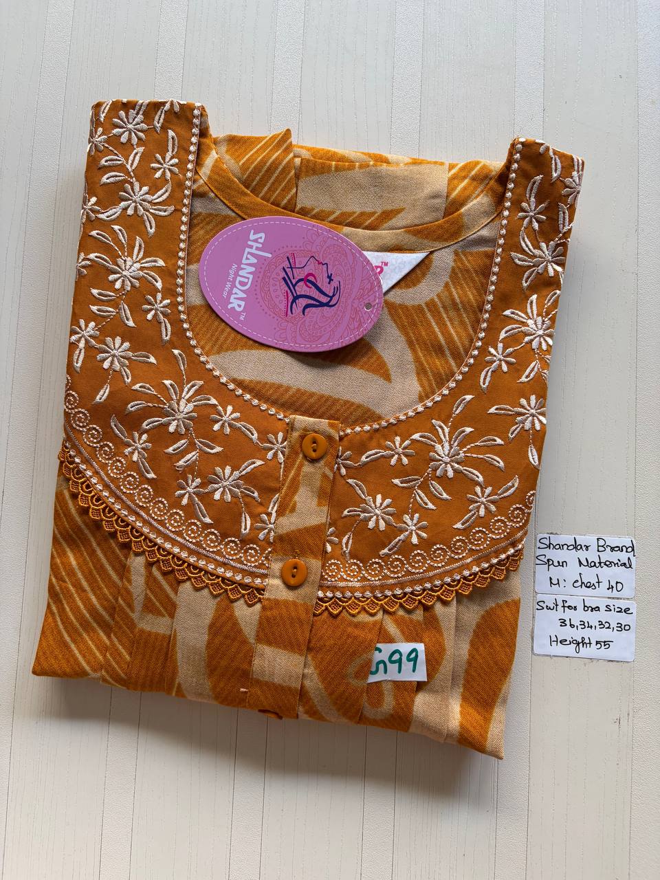 ASS 831 Shandar Spun nighty