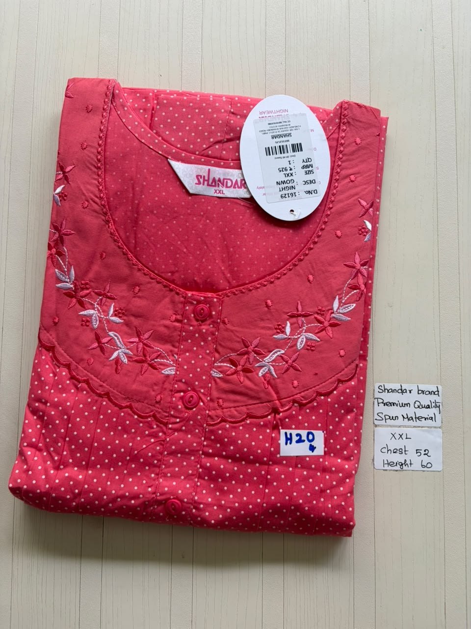 DSS221 Height Shandar Spun Nighty