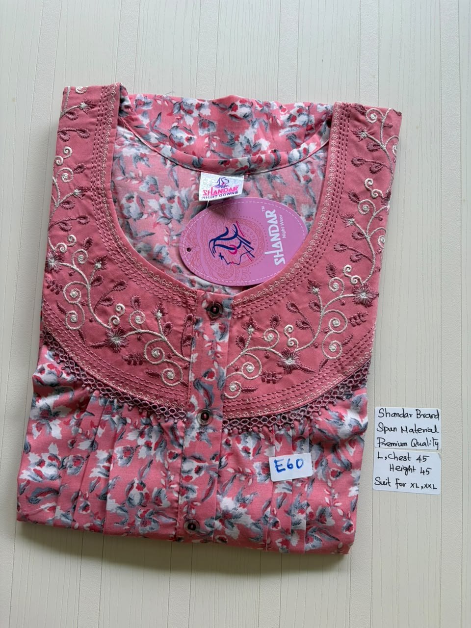 BS501 Shandar Spun nighty