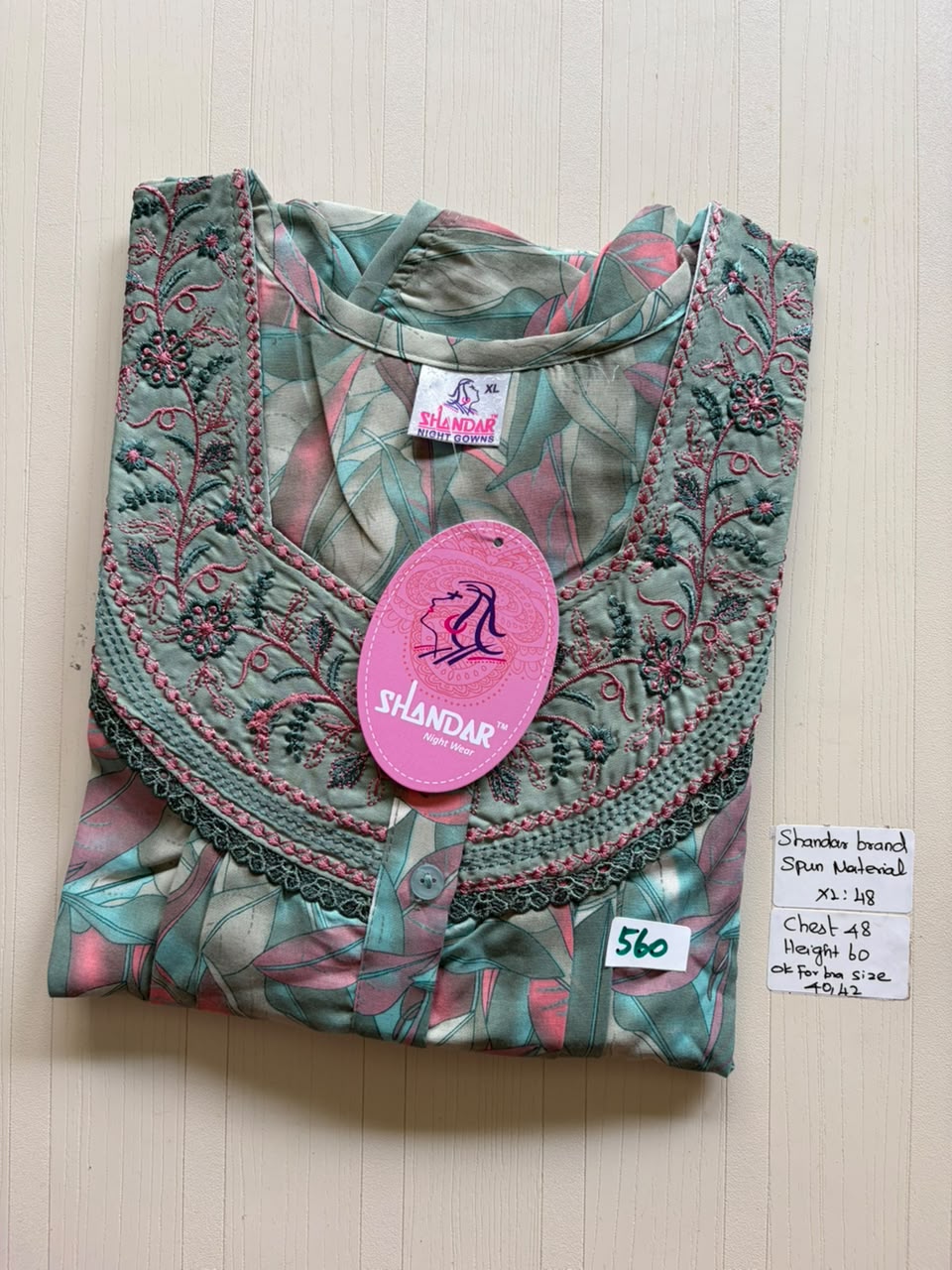 CSS 466 Height Shandar Spun nighty