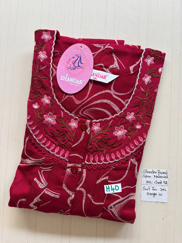 Dss 352 Shandar Spun nighty