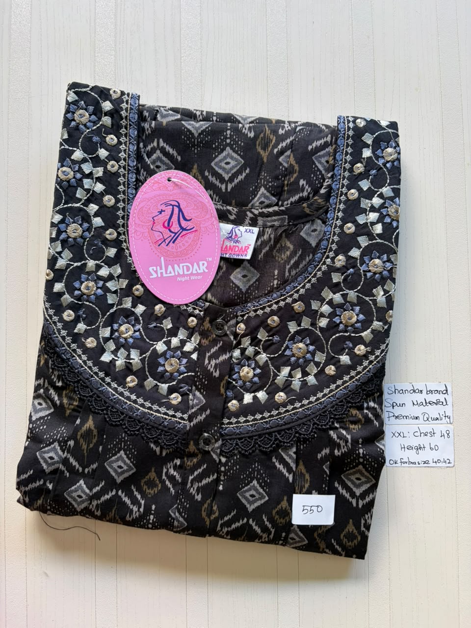 DSS 116 Height Shandar Spun nighty