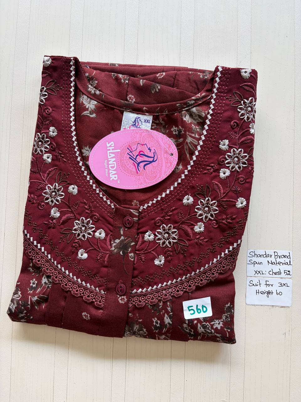 Dss 321 Shandar Spun nighty