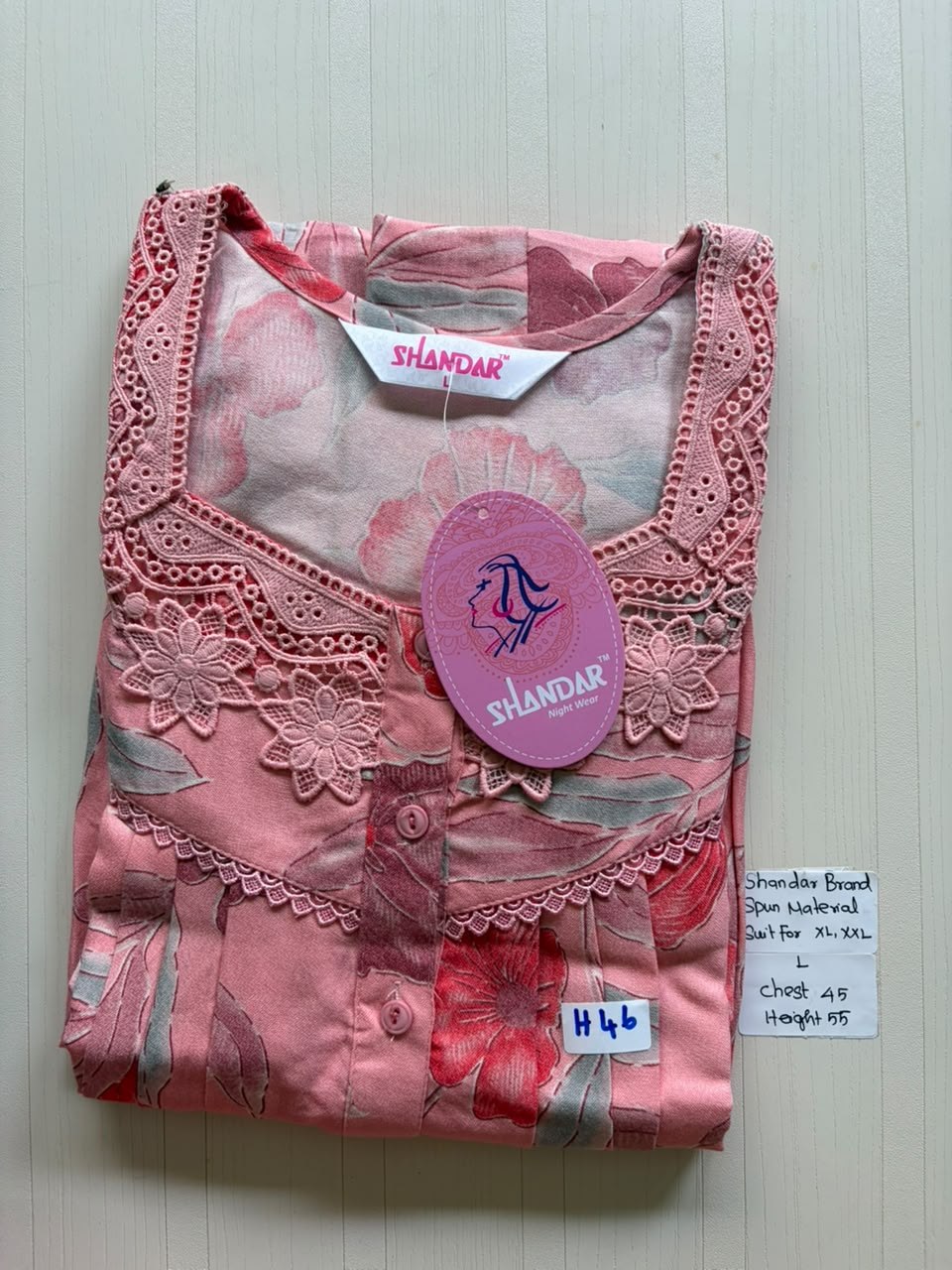BSS 619 Shandar Spun nighty
