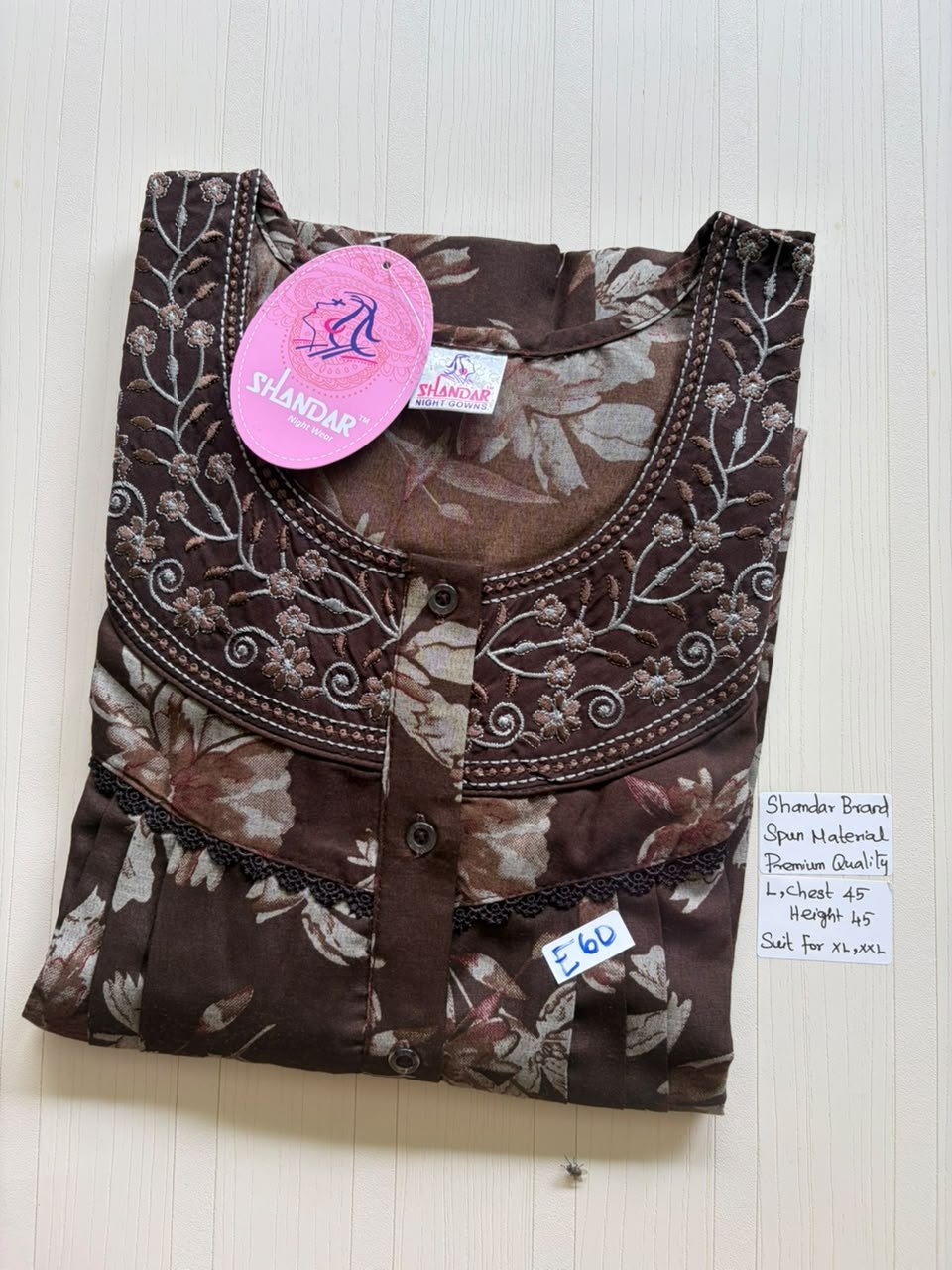 BS508 Shandar Spun nighty