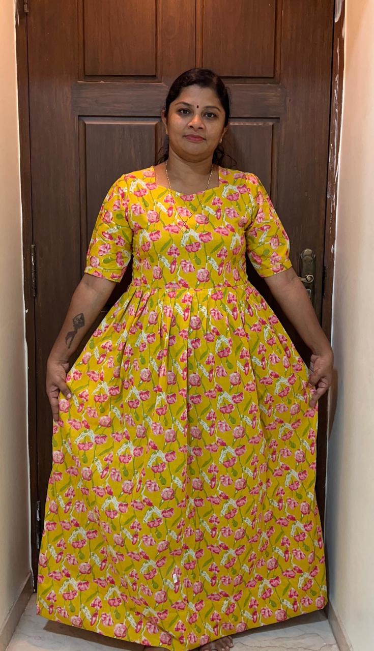 MFS 321 Peacock Maxi Frock YY1