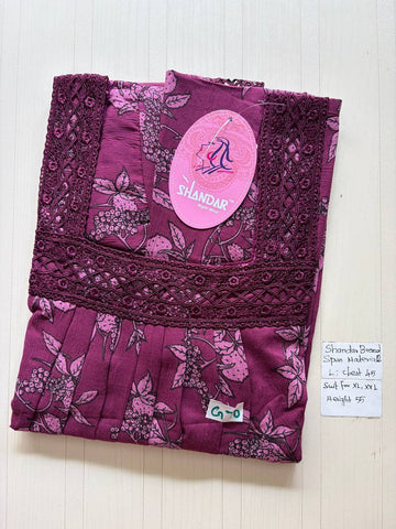 bss 389 Shandar Spun nighty