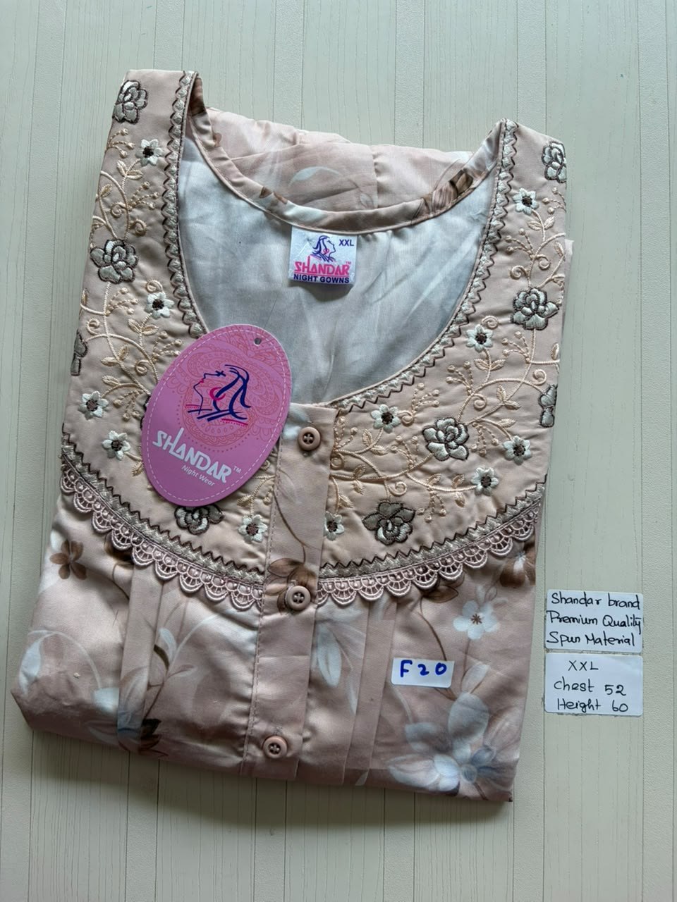 DSS179 Height Shandar Spun Nighty