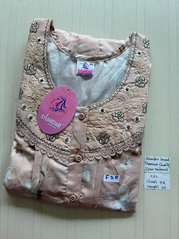 DSS179 Height Shandar Spun Nighty