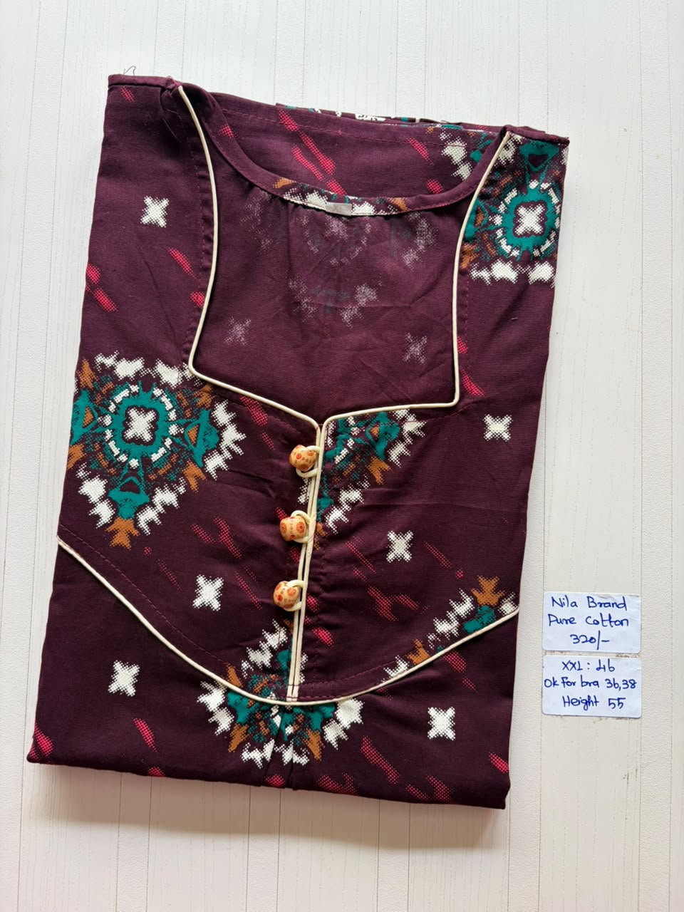 NP 013 Nila Brand No zip Nighty