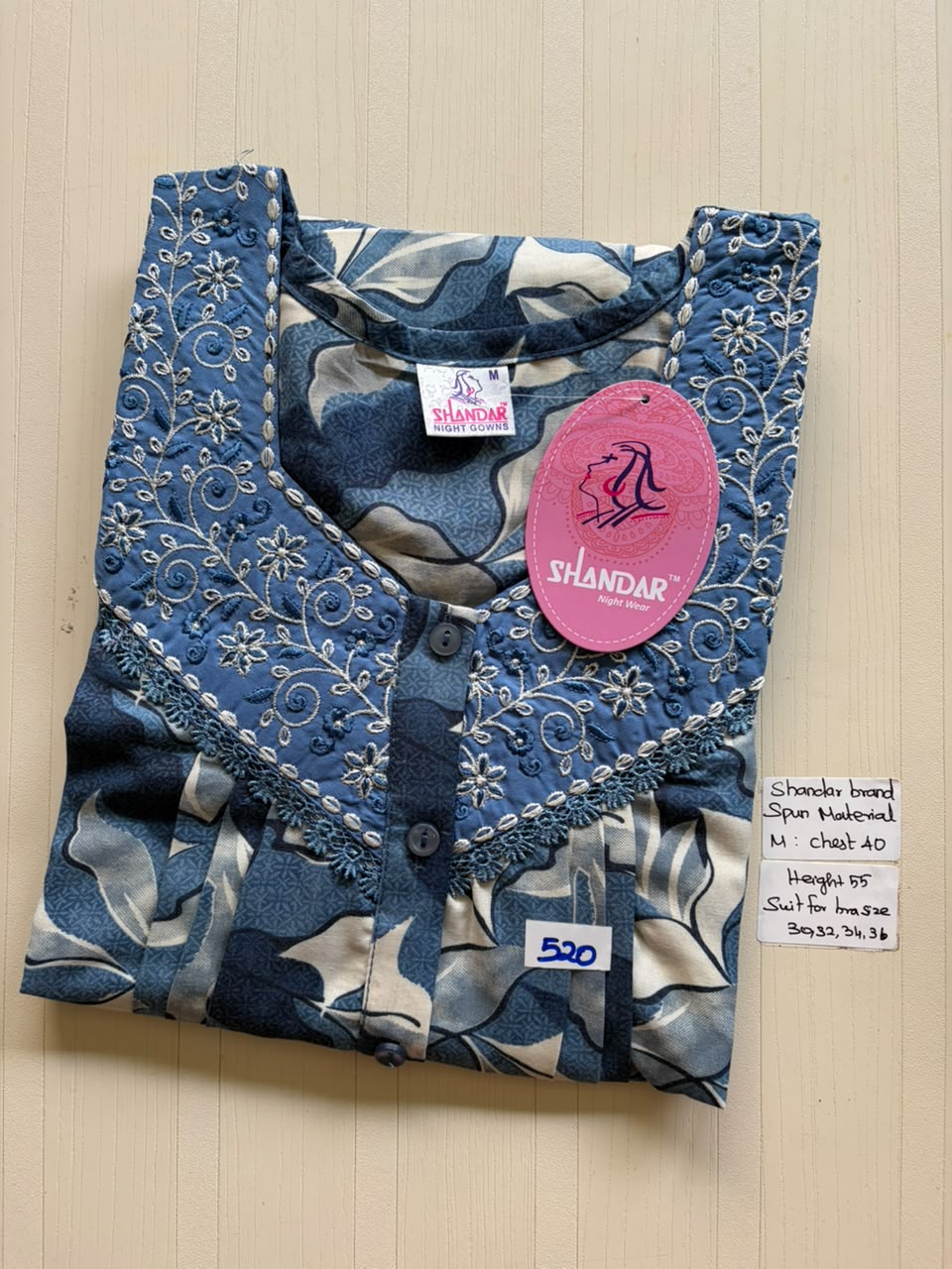 ASS 427 Shandar Spun nighty