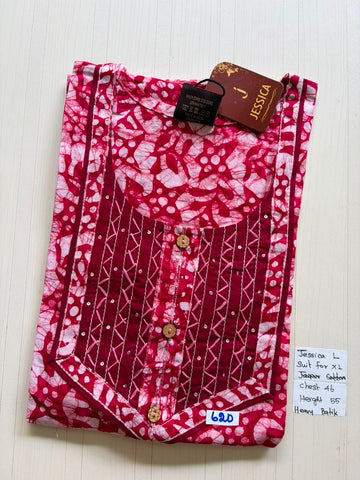 BJS 950 Jessica VV Batik Nighty