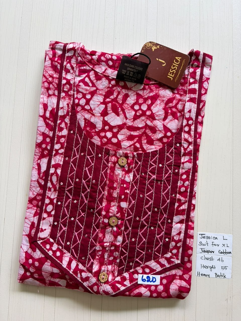 BJS 950 Jessica VV Batik Nighty