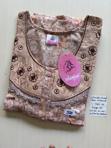BSS 153 Shandar Spun nighty