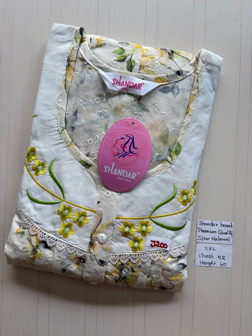 DSS 262 Height Shandar Spun nighty