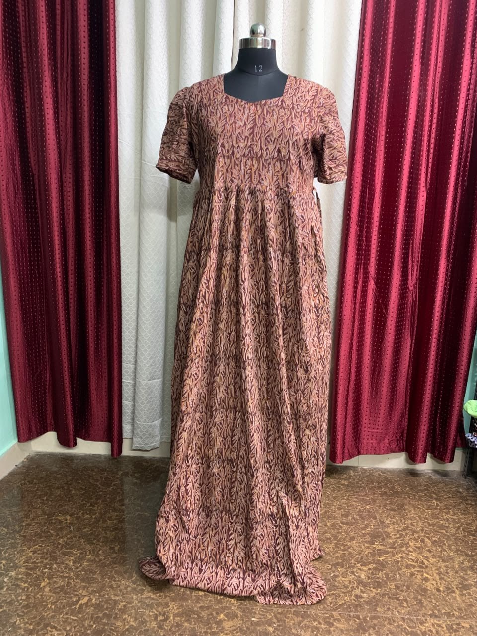 MFS161 Peacock Height maxi frock YY1 YY2