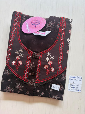 BSS 247 Shandar Spun nighty