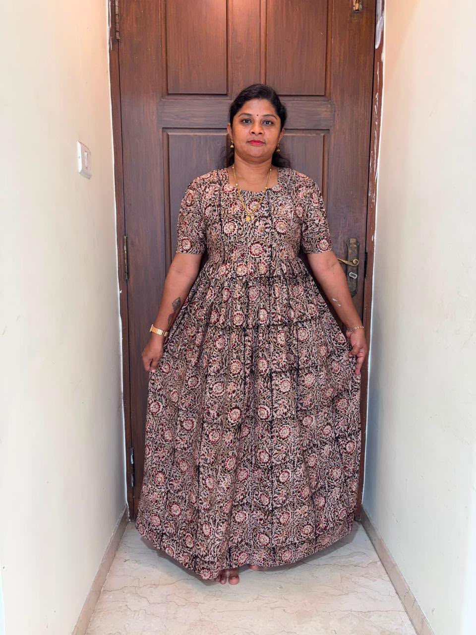 MFS 346 Peacock Height Maxi Frock YY1 YY2