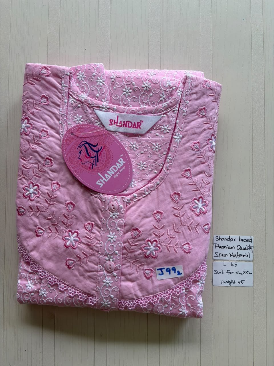 BS438 Shandar Spun nighty