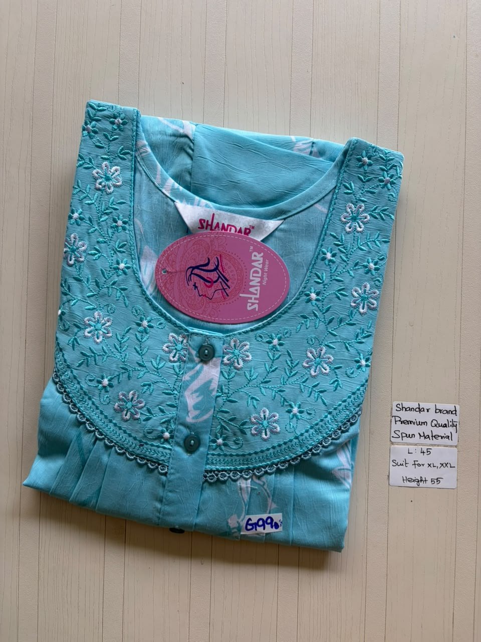 BS297 Shandar Spun nighty