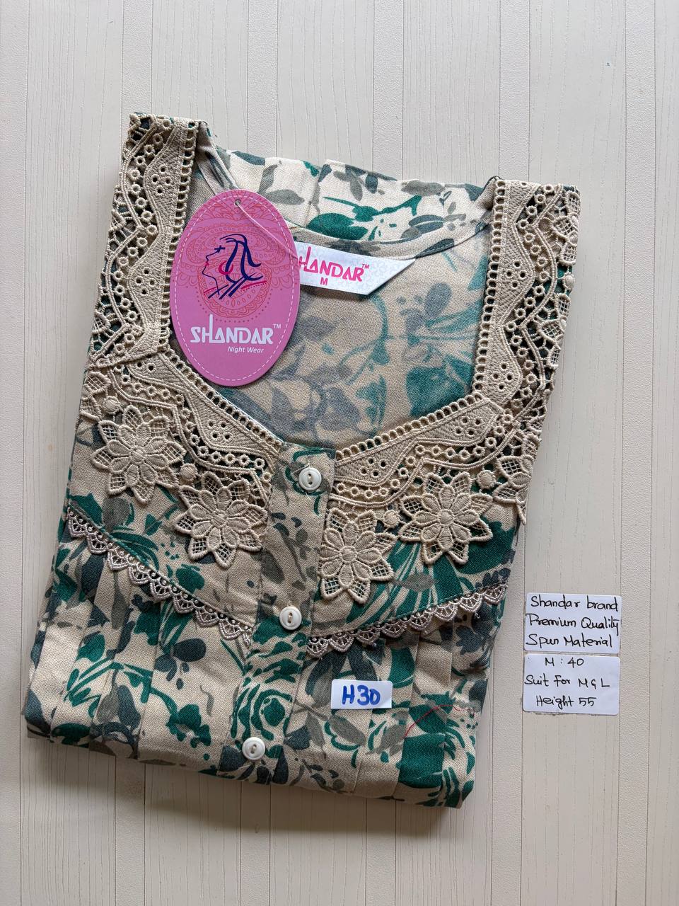 ASS101 Shandar Spun nighty