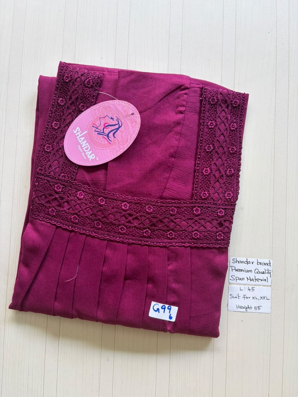 BS280 Shandar Spun nighty