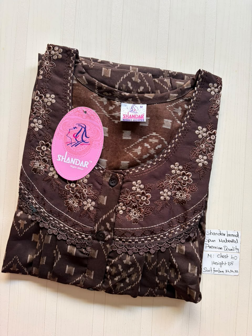 ASS 397 Shandar Spun nighty