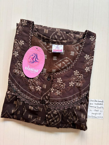 ASS 397 Shandar Spun nighty